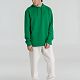 Толстовка с капюшоном унисекс Hoodie, зеленая с нанесением логотипа