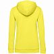 Толстовка с капюшоном женская Hoodie, желтая с нанесением логотипа