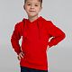 Худи детское Kirenga Kids 2.0, красное с нанесением логотипа