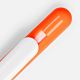 Ручка шариковая Swiper, оранжевая с белым с нанесением логотипа