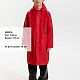 Дождевик детский RainDrop Kids, красный с нанесением логотипа