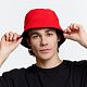 Панама Nylon двусторонняя, темно-синяя с красным с нанесением логотипа