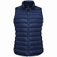 Жилет женский Wilson BW Women, темно-синий с нанесением логотипа