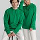 Толстовка с капюшоном унисекс Hoodie, зеленая с нанесением логотипа
