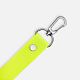 Застежка-карабин Snap hook, M, серебристая (хром) с нанесением логотипа