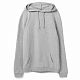 Толстовка с капюшоном унисекс Hoodie, серый меланж с нанесением логотипа