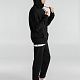 Толстовка с капюшоном унисекс Hoodie, черная с нанесением логотипа