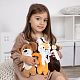 Мягкая игрушка Beastie Toys, собачка с белым шарфом с нанесением логотипа