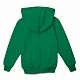 Худи детское Kirenga Kids 2.0, зеленое с нанесением логотипа