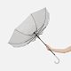 Зонт-трость Jolly Brolly, светло-серый с нанесением логотипа