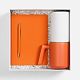 Набор Flex Shall Tea, оранжевый с нанесением логотипа