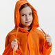 Дождевик детский RainDrop Kids, оранжевый с нанесением логотипа
