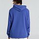 Толстовка с капюшоном унисекс Hoodie, ярко-синий меланж с нанесением логотипа