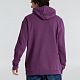 Толстовка с капюшоном унисекс Hoodie, фиолетовый меланж с нанесением логотипа
