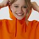 Худи детское Kirenga Kids 2.0, оранжевое с нанесением логотипа