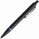 Ручка шариковая Parker IM Professionals Marine Blue BT, черная с синим с нанесением логотипа