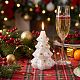 Свеча Christmas Twinkle, елочка с нанесением логотипа