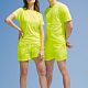 Футболка женская Sporty Women 140, желтый неон с нанесением логотипа