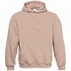 Толстовка Hooded, розовая с нанесением логотипа