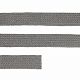 Плоский шнур Cord XL, серый, 190 см с нанесением логотипа