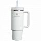 Термокружка Quencher H2.0 1180 с трубочкой, белая с нанесением логотипа