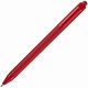Ручка шариковая Cursive, красная с нанесением логотипа