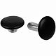 Заклепка Rivet, S, черная с нанесением логотипа