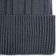 Шапка Knit Beat, серая (графит) с нанесением логотипа