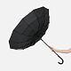 Зонт-трость Sombrella, черный с нанесением логотипа