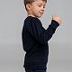 Свитшот детский Toima Kids 2.0, темно-синий с нанесением логотипа