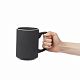 Кружка Mugful, темно-серая (графитовая) с нанесением логотипа