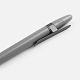 Ручка шариковая Prodir DS5 TSM Metal Clip, серая с нанесением логотипа