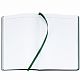 Ежедневник Bookmark, недатированный, черный с зеленым с нанесением логотипа