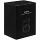 Электрическая кофеварка Vivify, черная с нанесением логотипа