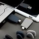 Флешка Pebble Universal, USB 3.0, серая, 64 Гб с нанесением логотипа