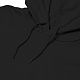 Толстовка с капюшоном унисекс Hoodie, черная с нанесением логотипа