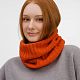 Снуд ComFleece, темно-оранжевый (кирпичный) с нанесением логотипа