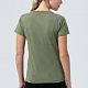 Футболка женская Regent Fit Women, меланж хаки с нанесением логотипа
