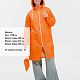 Дождевик Rainman Zip Pro, оранжевый неон с нанесением логотипа