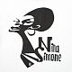 Футболка женская «Меламед. Nina Simone», белая с нанесением логотипа