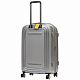 Чемодан Logoduck M, серебристый с нанесением логотипа