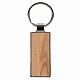Брелок Wood Rectangle, ver.3 с нанесением логотипа