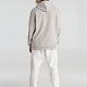 Толстовка с капюшоном унисекс Hoodie, дымчато-серая с нанесением логотипа