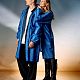 Дождевик унисекс Rainman, ярко-синий с нанесением логотипа