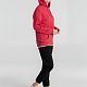 Толстовка с капюшоном унисекс Hoodie, красный меланж с нанесением логотипа