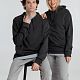 Толстовка с капюшоном унисекс Hoodie, серый меланж (антрацит) с нанесением логотипа