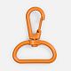 Застежка-карабин Snap Hook, L, оранжевая с нанесением логотипа