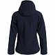 Куртка женская Hooded Softshell темно-синяя с нанесением логотипа