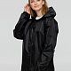 Дождевик Rainman Zip, черный с нанесением логотипа