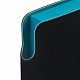 Ежедневник Flexpen Black, недатированный, черный с бирюзовым с нанесением логотипа